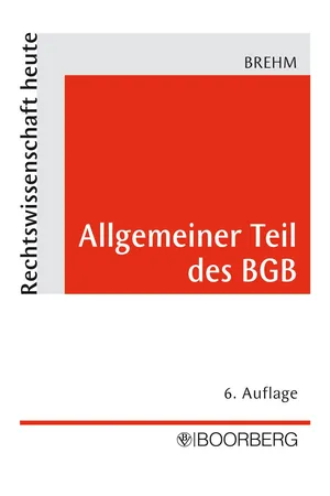 Allgemeiner Teil des BGB