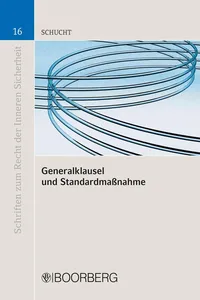 Generalklausel und Standardmaßnahme_cover