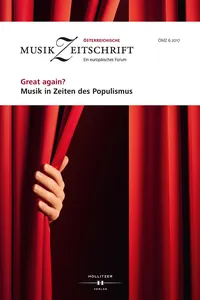 Great again? Musik in Zeiten des Populismus_cover