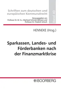 Sparkassen, Landes- und Förderbanken nach der Finanzmarktkrise_cover