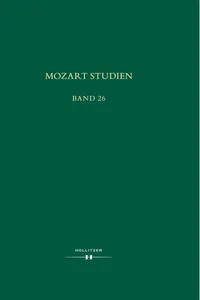 Mozart Studien Band 26_cover