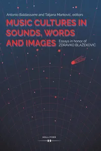 Music Cultures in Sounds, Words and Images._cover