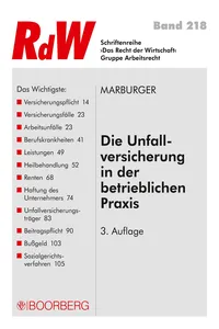 Die Unfallversicherung in der betrieblichen Praxis_cover