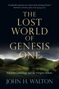 The Lost World of Genesis One_cover