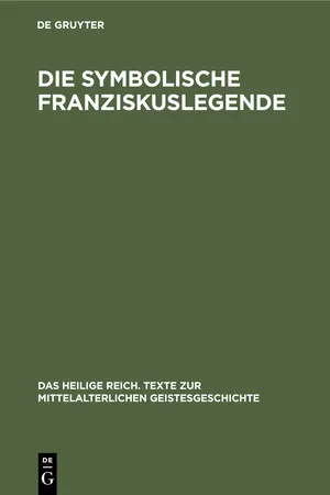 Die symbolische Franziskuslegende