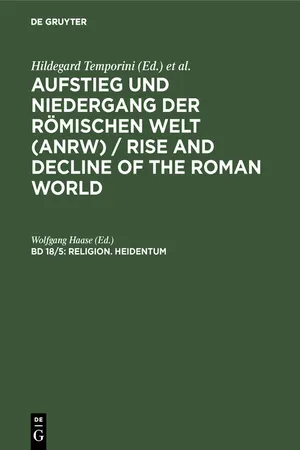 Religion. Heidentum: Die religiösen Verhältnisse in den Provinzen (Forts.)