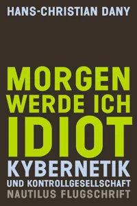 Morgen werde ich Idiot_cover