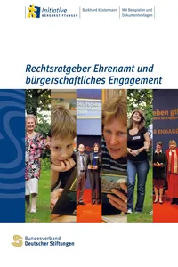 Rechtsratgeber Ehrenamt und bürgerschaftliches Engagement_cover