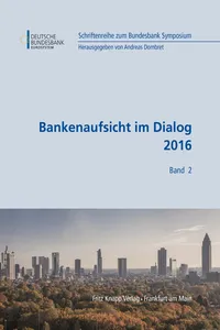 Bankenaufsicht im Dialog 2016_cover