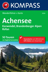 Kompass Wanderführer Achensee, Karwendel, Brandenberger Alpen, Rofan_cover