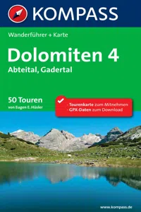 Kompass Wanderführer Dolomiten 4, Abteital, Gadertal_cover