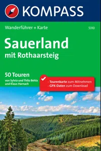 Kompass Wanderführer Sauerland mit Rothaarsteig_cover