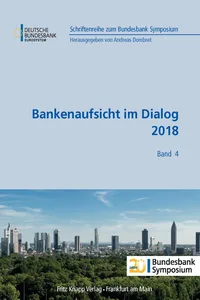 Bankenaufsicht im Dialog 2018_cover