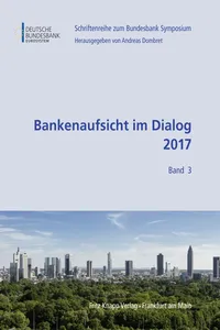 Bankenaufsicht im Dialog 2017_cover