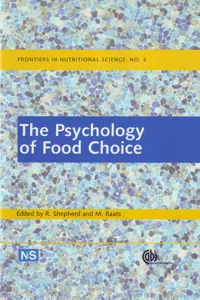 Psychology of Food Choice, The_cover