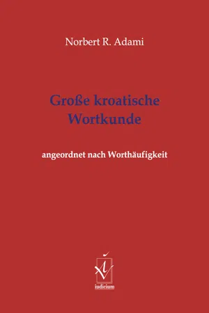 Große kroatische Wortkunde