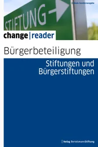 Bürgerbeteiligung - Stiftungen und Bürgerstiftungen_cover