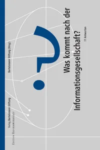 Was kommt nach der Informationsgesellschaft?_cover