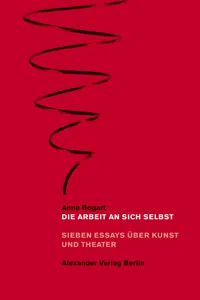 Die Arbeit an sich selbst_cover