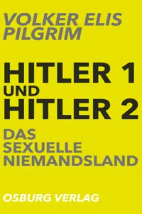 Hitler 1 und Hitler 2. Das sexuelle Niemandsland_cover