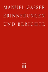 Erinnerungen und Berichte_cover