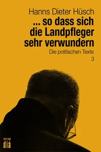 ... so dass sich die Landpfleger sehr verwundern_cover