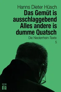 Das Gemüt is ausschlaggebend. Alles andere is dumme Quatsch_cover