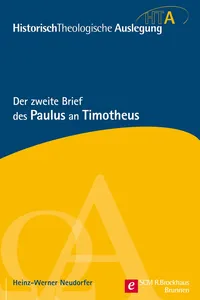 Der zweite Brief des Paulus an Timotheus_cover