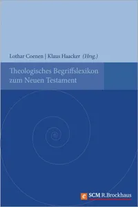 Theologisches Begriffslexikon zum Neuen Testament_cover