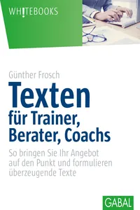 Texten für Trainer, Berater, Coachs_cover