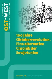 100 Jahre Oktoberrevolution. Eine alternative Chronik der Sowjetunion._cover