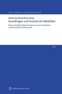 Grundfragen und Grenzen der Mediation_cover