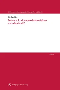 Das neue Scheidungsverbundverfahren nach dem FamFG_cover