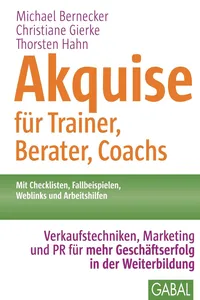 Akquise für Trainer, Berater, Coachs_cover