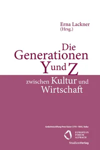 Die Generationen Y und Z zwischen Kultur und Wirtschaft_cover