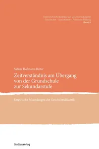 Zeitverständnis am Übergang von der Grundschule zur Sekundarstufe_cover