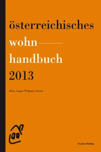 Österreichisches Wohnhandbuch 2013_cover