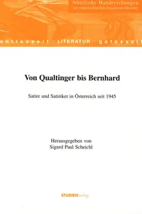 Von Qualtinger bis Bernhard_cover