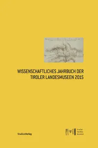 Wissenschaftliches Jahrbuch der Tiroler Landesmuseen 2015_cover