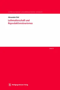 Leihmutterschaft und Reproduktionstourismus_cover