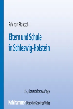 Eltern und Schule in Schleswig-Holstein