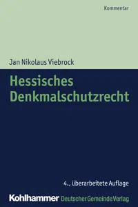 Hessisches Denkmalschutzrecht_cover