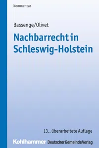 Nachbarrecht in Schleswig-Holstein_cover