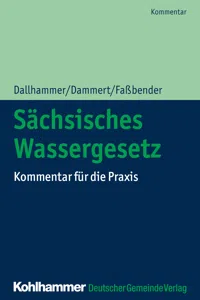 Sächsisches Wassergesetz_cover