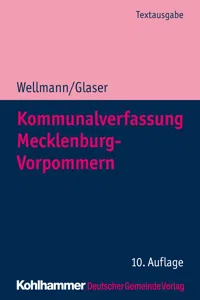 Kommunalverfassung Mecklenburg-Vorpommern_cover