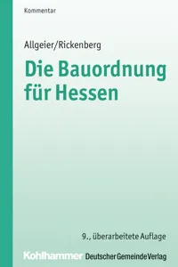 Die Bauordnung für Hessen_cover