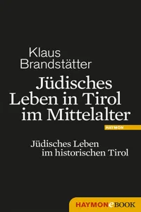 Jüdisches Leben in Tirol im Mittelalter_cover