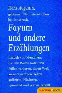 Fayum und andere Erzählungen_cover