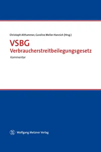 VSBG - Verbraucherstreitbeilegungsgesetz_cover