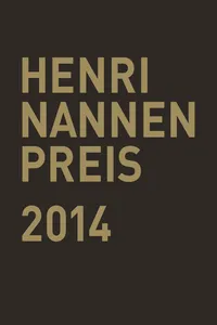 Henri Nannen Preis 2014_cover